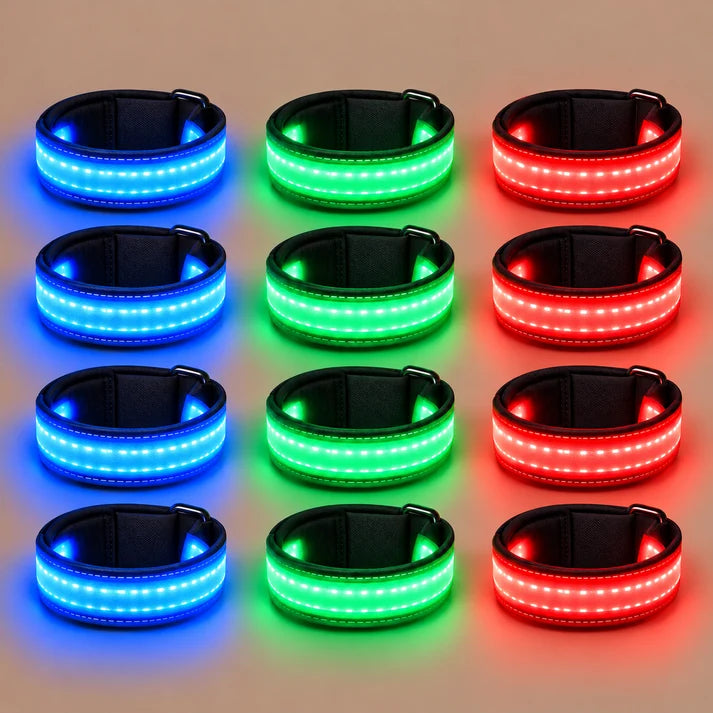 LumaRein Glow Leg Bands (Set of 4)